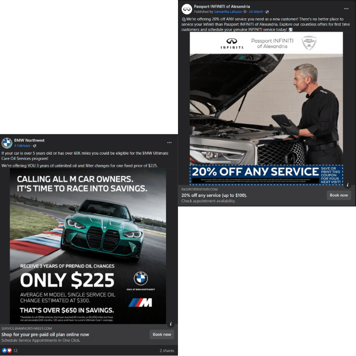 DataClover's Facebook Ads to Boost Your Dealership's Aftersales Demand