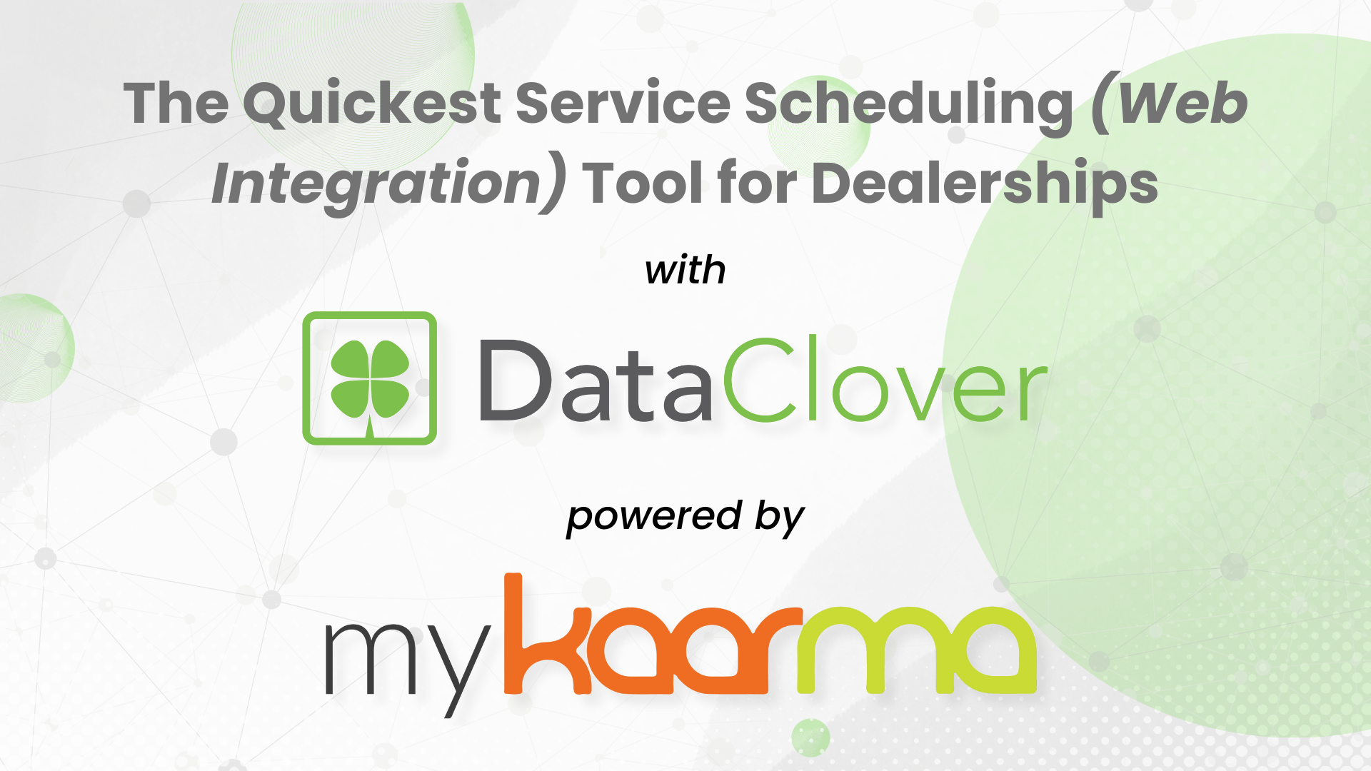 MyKaarma Quick Scheduling Integration